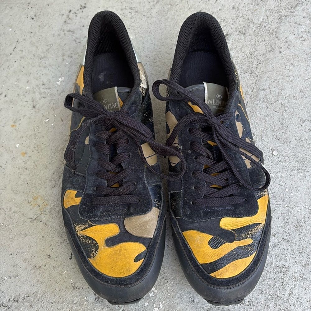 Valentino rock runner cameo low tops